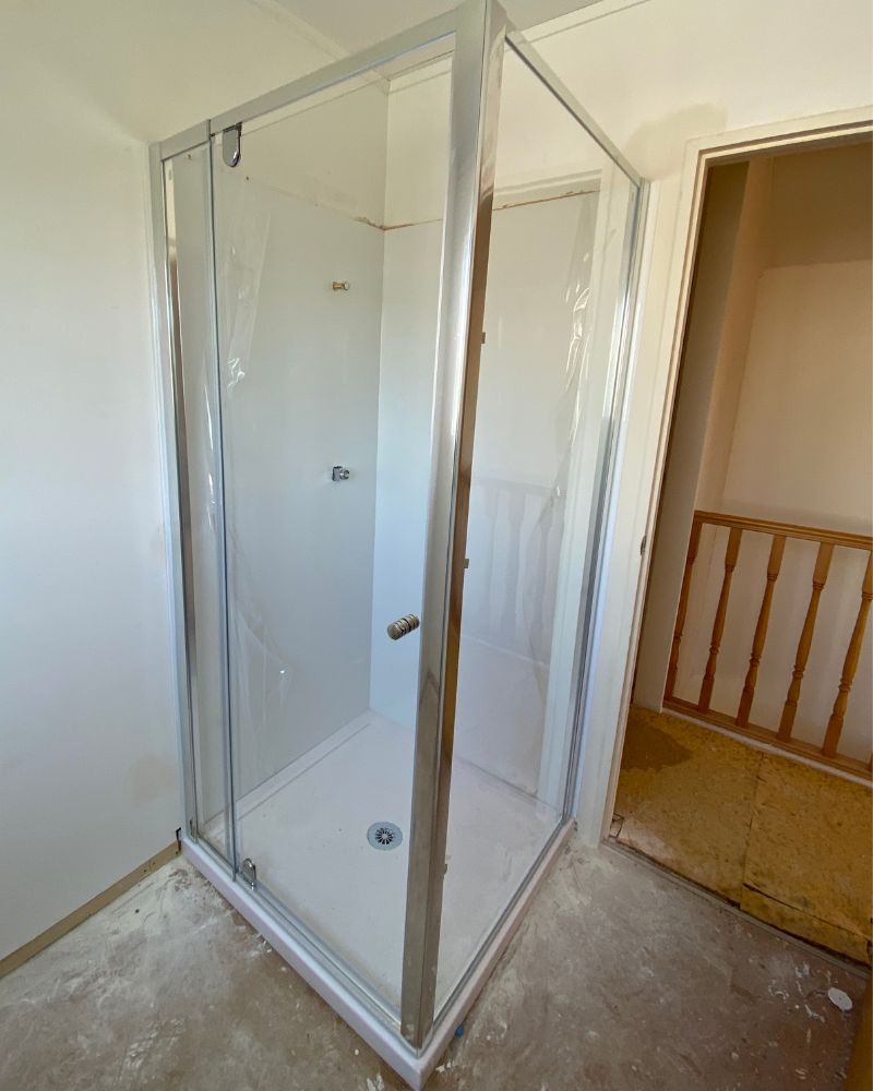 Acrylic shower installation Auckland